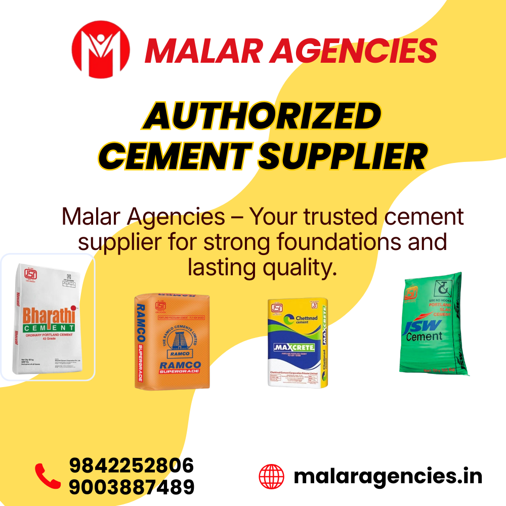 Trusted Cement Dealers in Coimbatore for Quality Construction