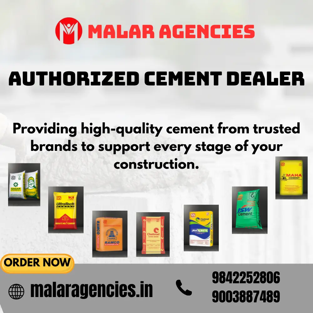 Best Cement Supplier in Coimbatore – Malar Agencies