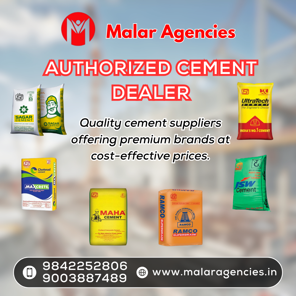 Authorized Cement Trader in Tamilnadu