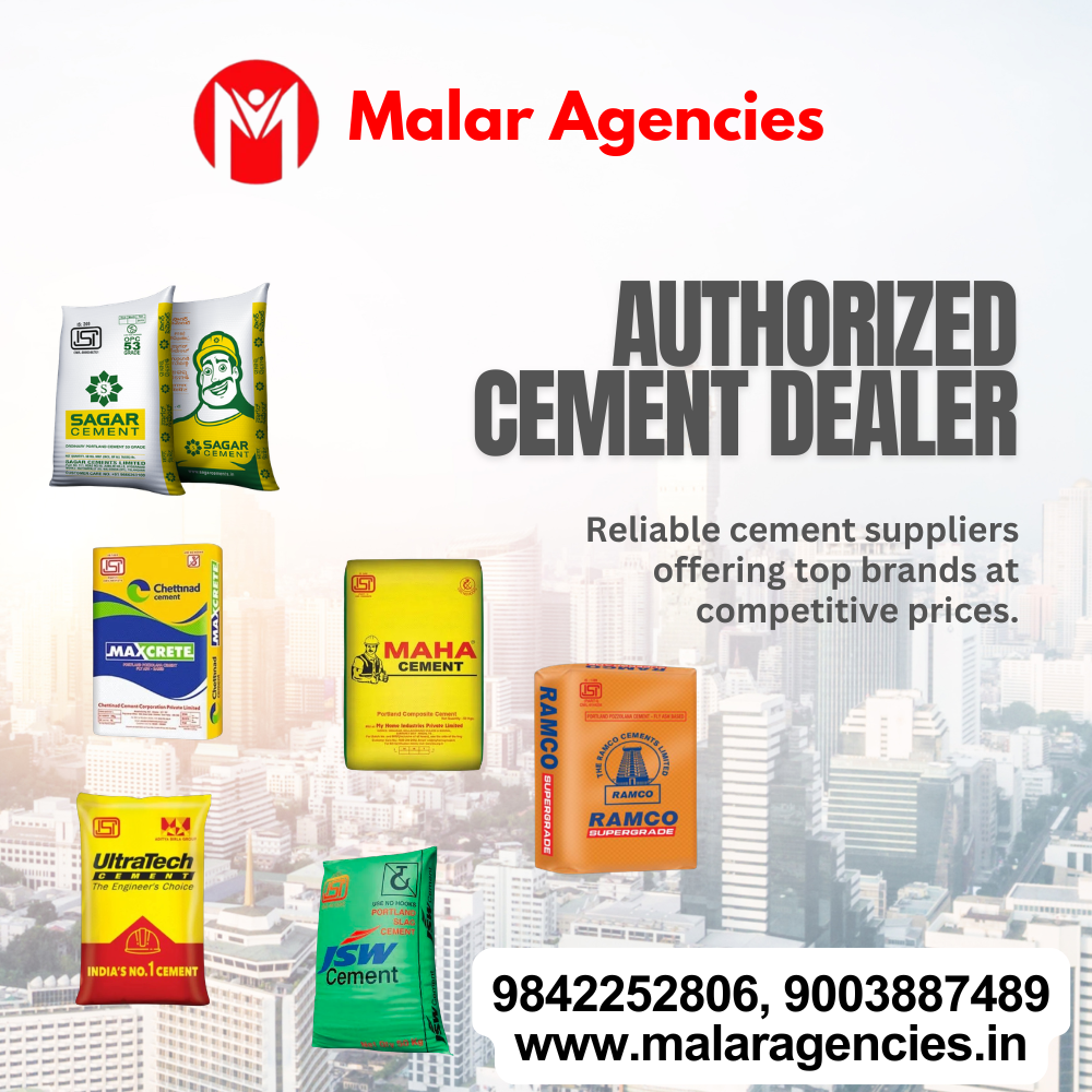 Authorized Cement Suppliers in Tamilnadu
